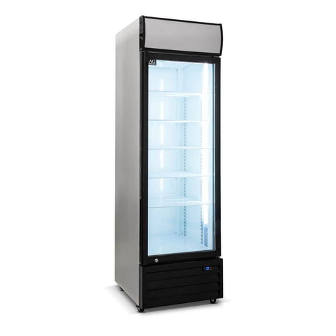 AG 420 Litre Single Door Upright Display Fridge - Glass Door - CU420TNG
